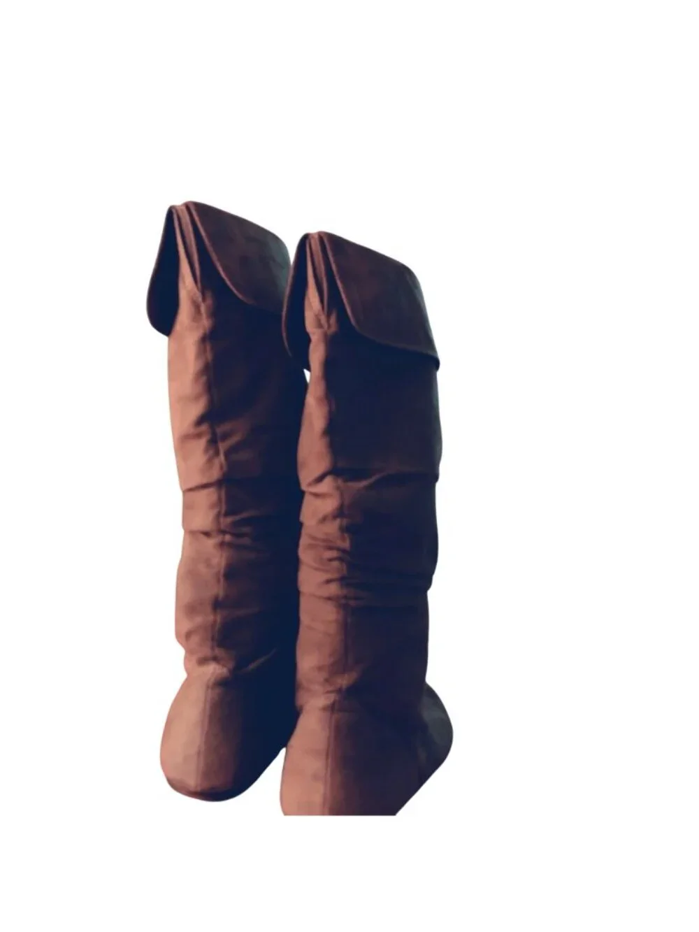 Candies Womens Gray Knee High Boots Size 8.5 Medium